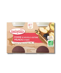 Pomme Pruneau d'Agen 4 mois 2x130g Babybio - Blossom Care