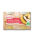 Banane Pomme de Nouvelle-Aquitaine 4 mois 2x130g Babybio - Blossom Care