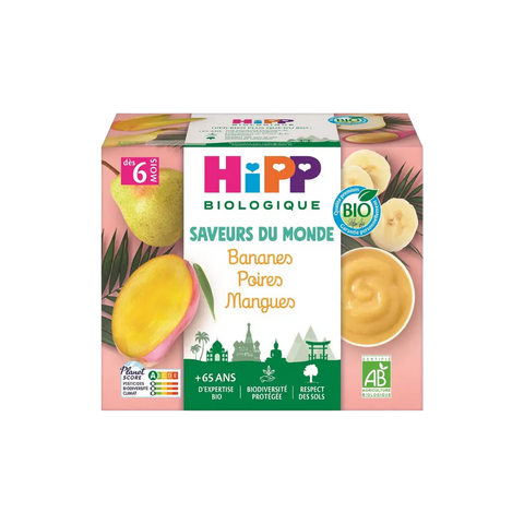 Bananes Poires Mangues 4x100g HiPP