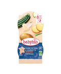 Bonne Nuit Pomme de terre & Courgette de notre Ferme Parmesan 8 mois 2 x 200g Babybio - Blossom Care