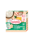 Brassé Coco Pomme de Nouvelle-Aquitaine Poire de Provence 6 mois 4x85g Babybio - Blossom Care