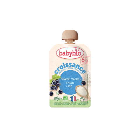 Brassé Croissance Cassis Riz 6 mois 100g Babybio - Blossom Care