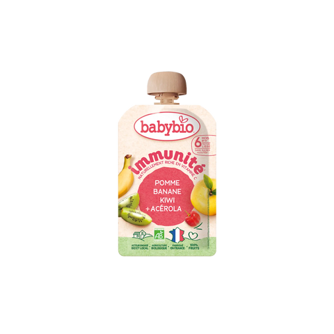 Immunité Pomme Banane Kiwi 6 mois 100g Babybio - Blossom Care