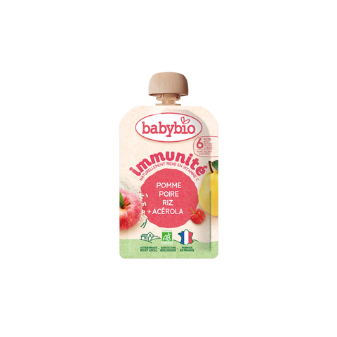 Immunité Pomme Poire Riz 6 mois 100g Babybio - Blossom Care