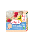 Brassé Chèvre Pomme de Nouvelle-Aquitaine Framboise 6 mois 4x85g Babybio - Blossom Care