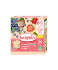 Pomme de Provence Myrtille Fraise 6 mois 4x90g Babybio - Blossom Care