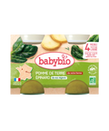 Pomme de terre de notre Ferme Epinard de nos régions 4 mois 2x130g Babybio - Blossom Care