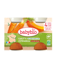 Carotte du Centre Val de Loire Potimarron de notre Ferme 4 mois 2x130g Babybio - Blossom Care