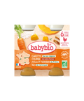 Carotte de nos régions Courge de notre Ferme Poulet fermier du Poitou Riz de Camargue 6 mois 2x200 g Babybio - Blossom Care