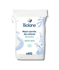 Maxi-Carrés de Coton Biolane x60 - Blossom Care