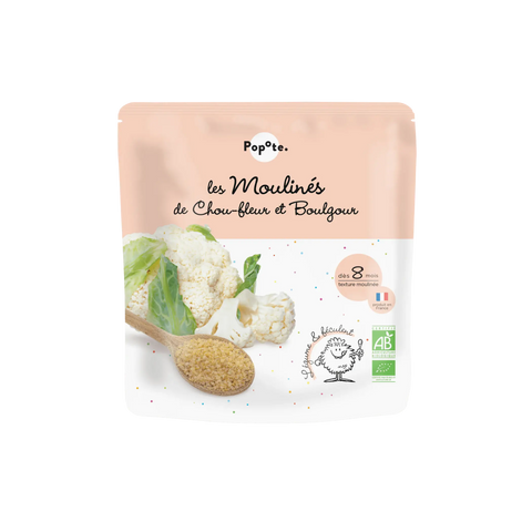 Les Moulinés Chou-fleur Boulgour Bio 8 mois 180g Popote - Blossom Care