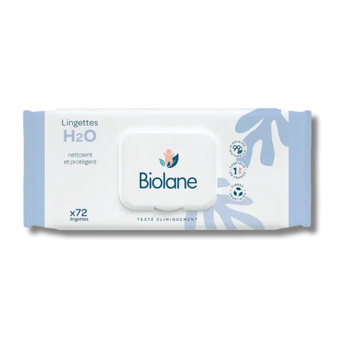 Lingettes épaisses H2O Biolane