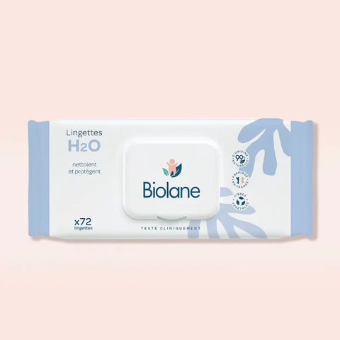 Lingettes épaisses H2O Biolane