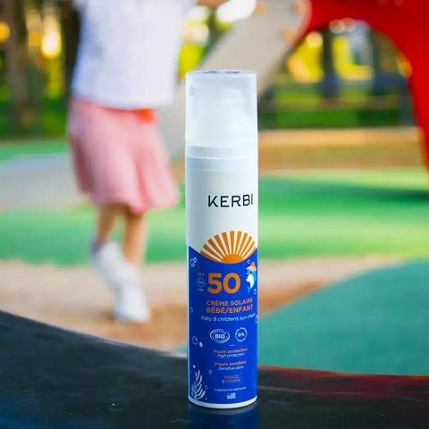 Crème solaire SPF50 Bébé-Enfant Kerbi