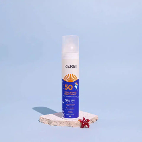 Crème solaire SPF50 Bébé-Enfant Kerbi