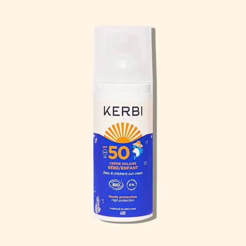 Crème solaire SPF50 Bébé-Enfant Kerbi