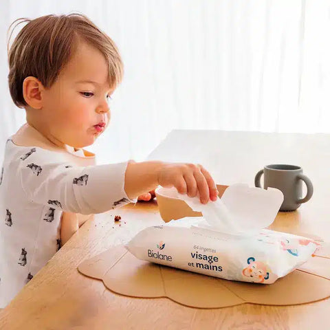 Lingettes visage et mains Biolane