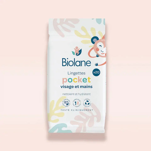 Lingettes visage et mains Biolane