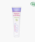 Baume SOS Vergetures Laboratoires Téane pour visage et corps, flacon de 100 ml, texture riche et hydratante visible.