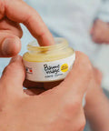 Baume visage et corps pour bébé bio Pototam, peau sèche et sensible, texture riche et hydratante pour peau délicate.