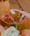 Huile Doux Rêves Camomille et Petitgrain Pototam pour visage et corps, idéale pour massage et rituel du soir, flacon élégant