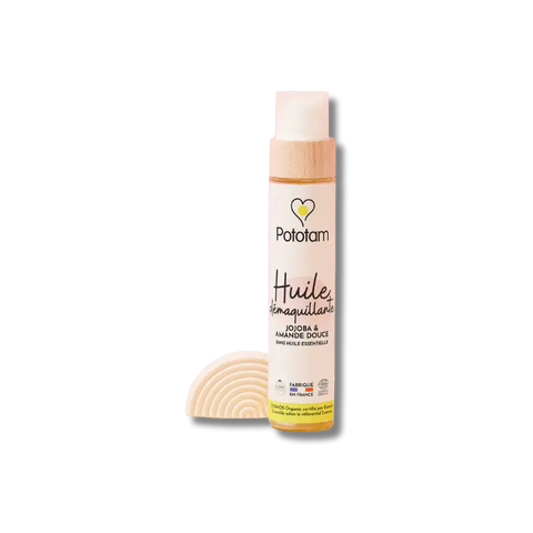 Huile Démaquillante Jojoba Amande douce 100 ml Pototam