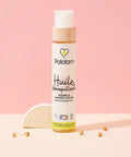 Huile démaquillante jojoba et amande douce pour visage et corps, texture fluide et nourrissante, Pototam.
