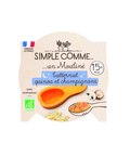 Assiette de pâtes et céréales à la butternut et quinoa pour bébé de 15 mois, marque Simple Comme, 230g.