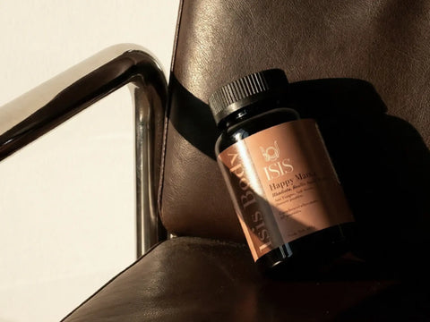 Complément alimentaire Isis Superfood Happy Mama Énergie et Moral, supplément naturel pour soutenir le bien-être.