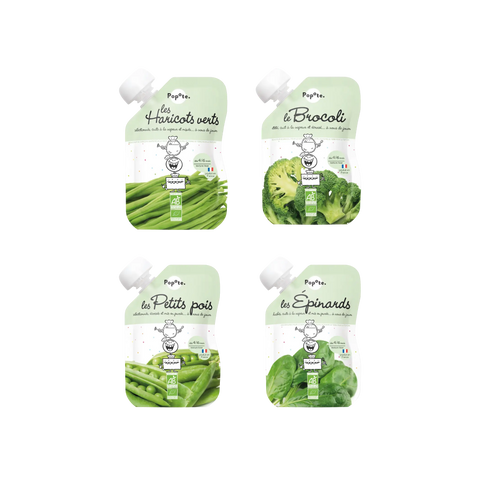 Les légumes verts Popote dès 4 mois - Blossom Care