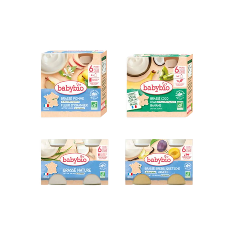 Pack 1 semaine desserts lactés Babybio - Blossom Care