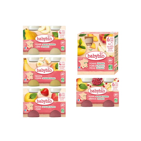 Pack 1 semaine fruits N°2 | 4-6 mois Babybio - Blossom Care