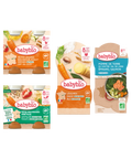 Pack 1 semaine repas du midi avec plat végétarien Dès 8 mois Babybio - Blossom Care